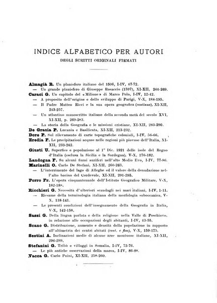 Rivista geografica italiana e Bollettino della Societa di studi geografici e coloniali in Firenze