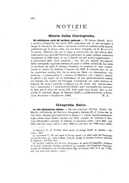 Rivista geografica italiana e Bollettino della Societa di studi geografici e coloniali in Firenze