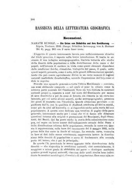 Rivista geografica italiana e Bollettino della Societa di studi geografici e coloniali in Firenze