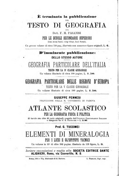 Rivista geografica italiana pubblicata dalla Società di studi geografici..