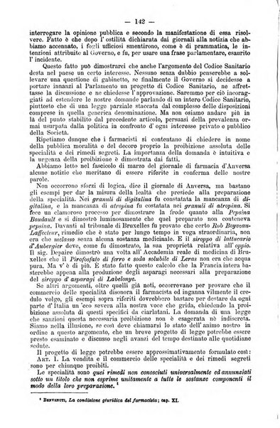 L' orosi bollettino di chimica, farmacia e scienze affini