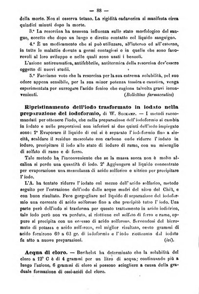 L' orosi bollettino di chimica, farmacia e scienze affini