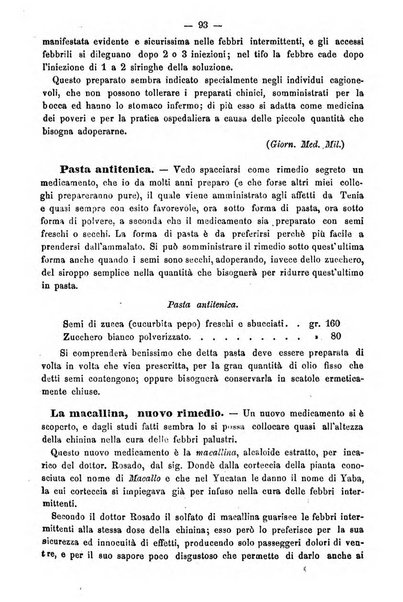 L' orosi bollettino di chimica, farmacia e scienze affini