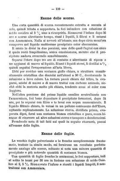 L' orosi bollettino di chimica, farmacia e scienze affini