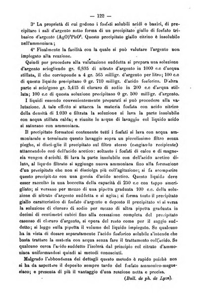 L' orosi bollettino di chimica, farmacia e scienze affini