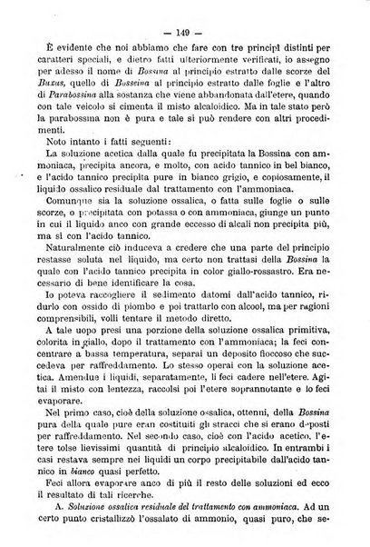 L' orosi bollettino di chimica, farmacia e scienze affini