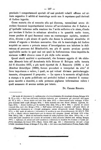 L' orosi bollettino di chimica, farmacia e scienze affini