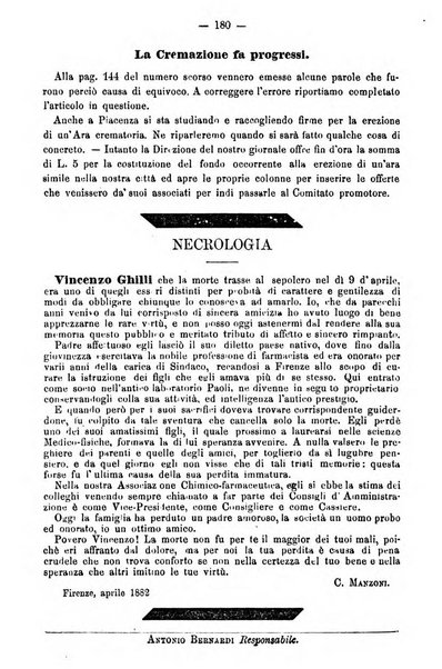 L' orosi bollettino di chimica, farmacia e scienze affini