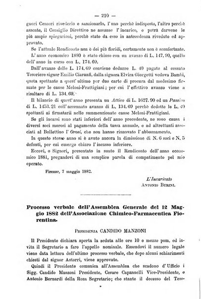 L' orosi bollettino di chimica, farmacia e scienze affini