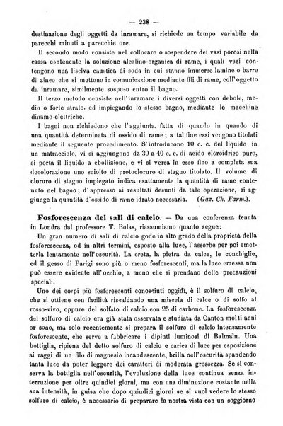 L' orosi bollettino di chimica, farmacia e scienze affini