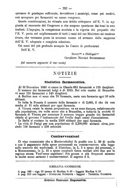 L' orosi bollettino di chimica, farmacia e scienze affini