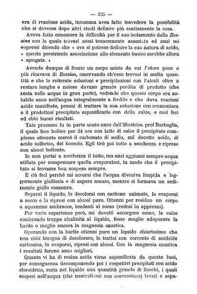 L' orosi bollettino di chimica, farmacia e scienze affini