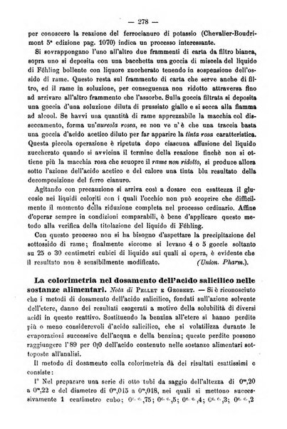 L' orosi bollettino di chimica, farmacia e scienze affini