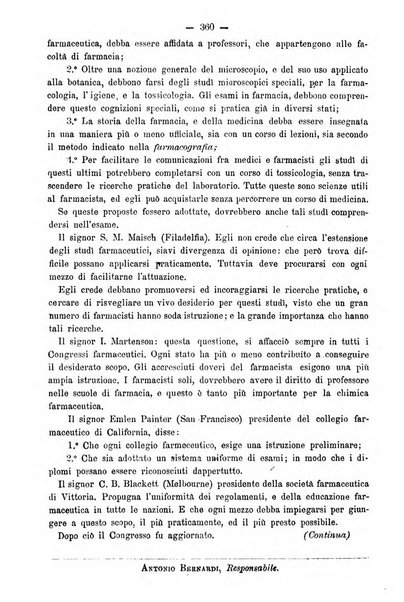 L' orosi bollettino di chimica, farmacia e scienze affini