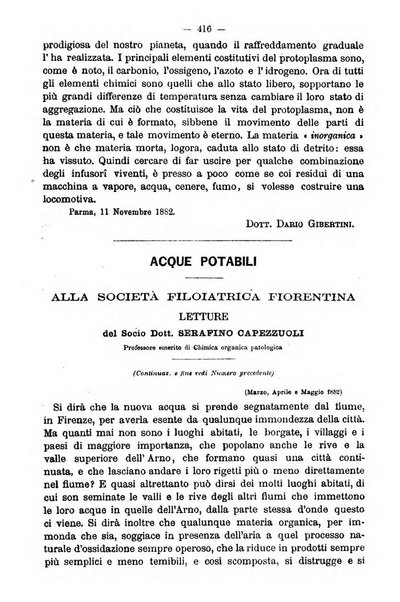 L' orosi bollettino di chimica, farmacia e scienze affini