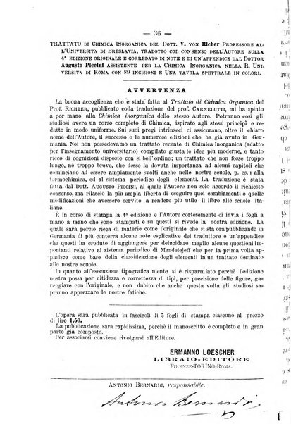 L' orosi bollettino di chimica, farmacia e scienze affini