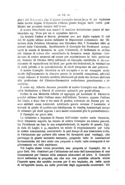 L' orosi bollettino di chimica, farmacia e scienze affini