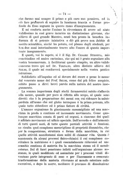 L' orosi bollettino di chimica, farmacia e scienze affini