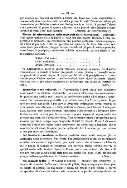 L' orosi bollettino di chimica, farmacia e scienze affini