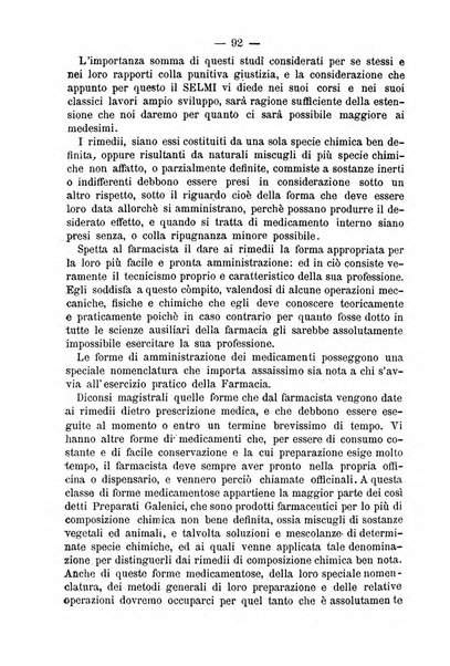 L' orosi bollettino di chimica, farmacia e scienze affini