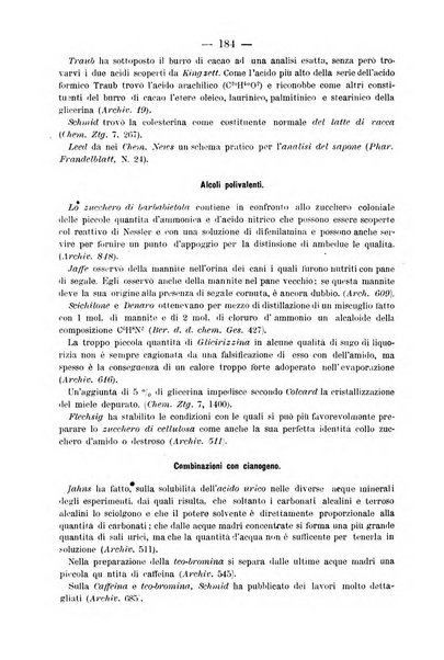 L' orosi bollettino di chimica, farmacia e scienze affini