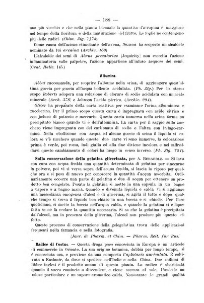 L' orosi bollettino di chimica, farmacia e scienze affini