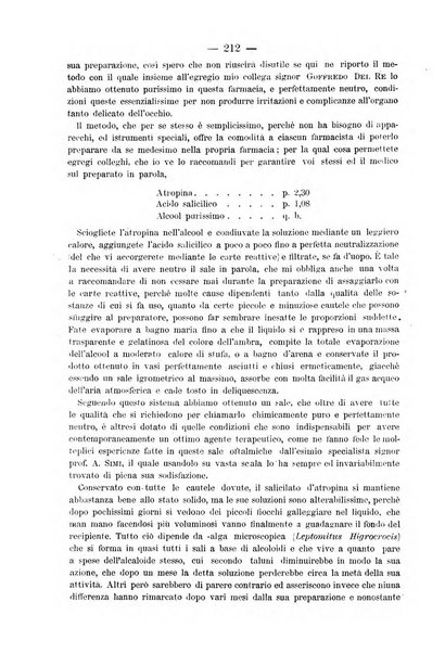 L' orosi bollettino di chimica, farmacia e scienze affini