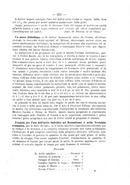 L' orosi bollettino di chimica, farmacia e scienze affini