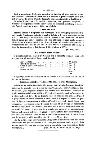 L' orosi bollettino di chimica, farmacia e scienze affini