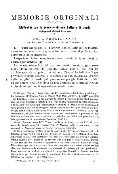 L' orosi bollettino di chimica, farmacia e scienze affini