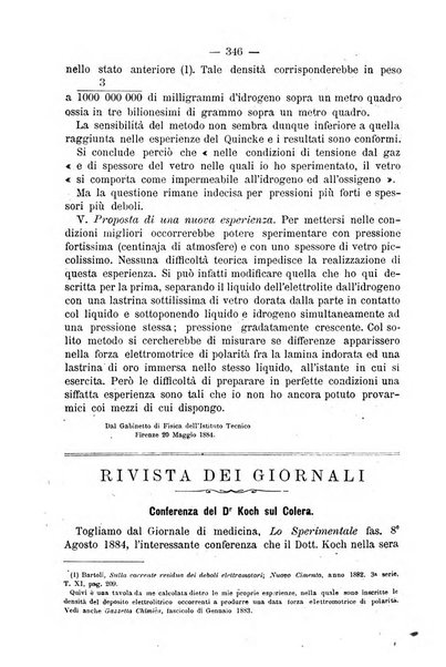 L' orosi bollettino di chimica, farmacia e scienze affini