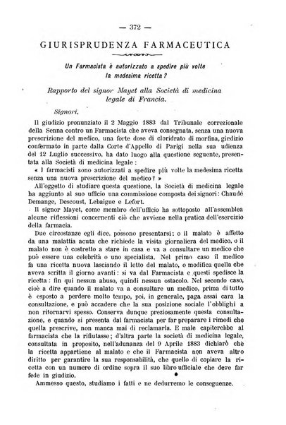 L' orosi bollettino di chimica, farmacia e scienze affini