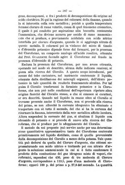 L' orosi bollettino di chimica, farmacia e scienze affini