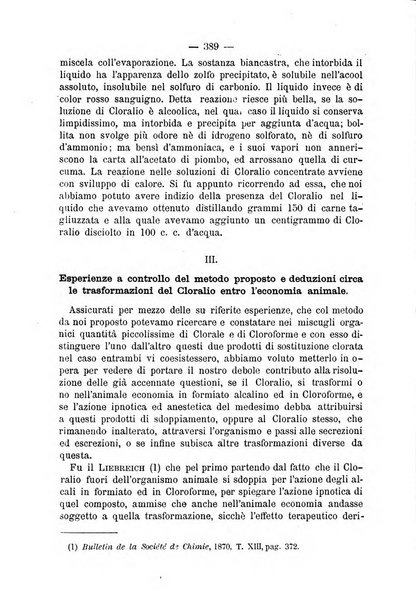 L' orosi bollettino di chimica, farmacia e scienze affini