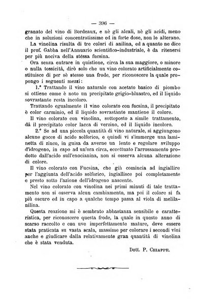 L' orosi bollettino di chimica, farmacia e scienze affini