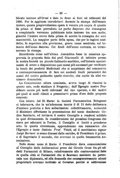 L' orosi bollettino di chimica, farmacia e scienze affini