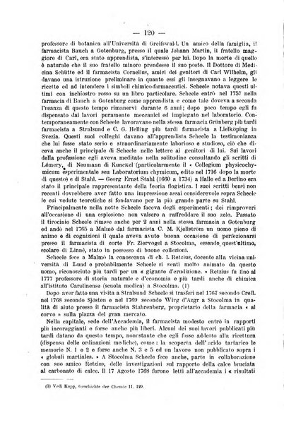 L' orosi bollettino di chimica, farmacia e scienze affini