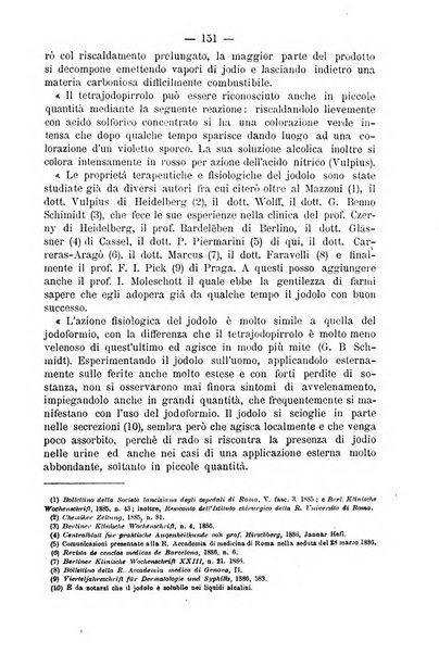 L' orosi bollettino di chimica, farmacia e scienze affini