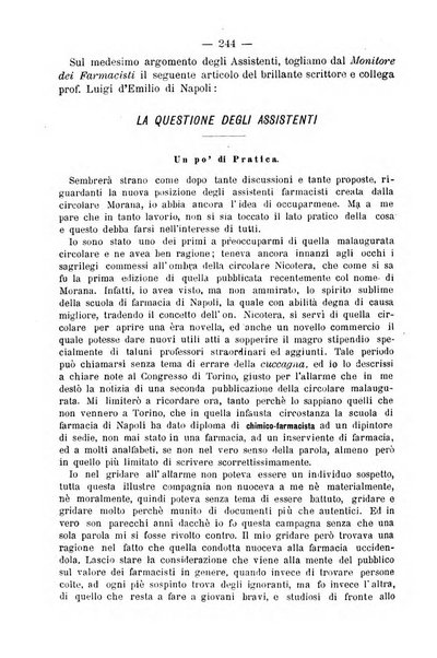 L' orosi bollettino di chimica, farmacia e scienze affini