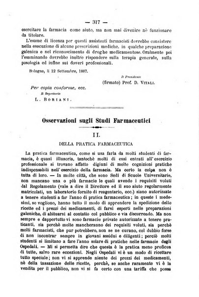 L' orosi bollettino di chimica, farmacia e scienze affini