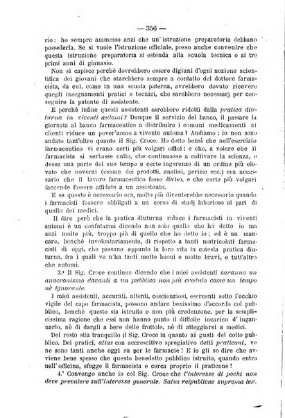 L' orosi bollettino di chimica, farmacia e scienze affini