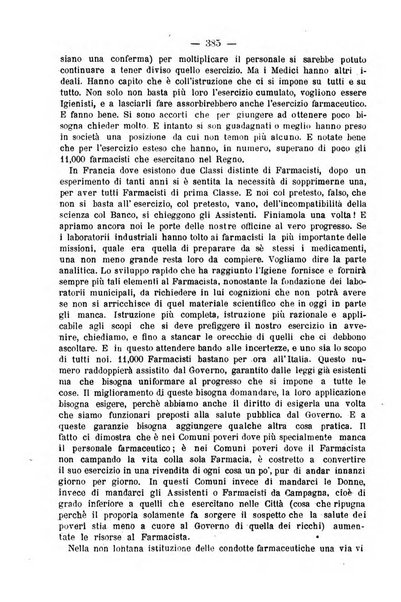 L' orosi bollettino di chimica, farmacia e scienze affini