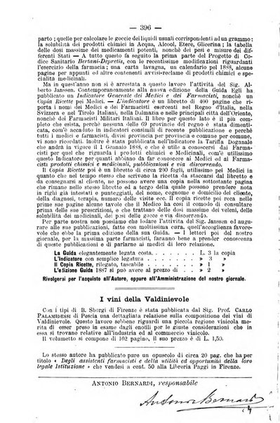 L' orosi bollettino di chimica, farmacia e scienze affini