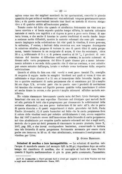 L' orosi bollettino di chimica, farmacia e scienze affini