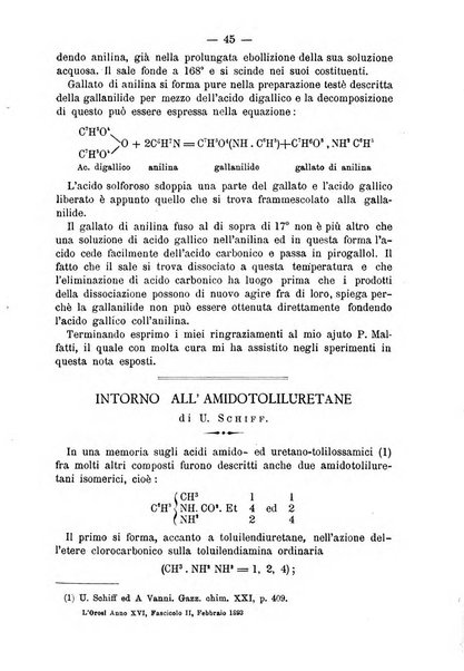 L' orosi bollettino di chimica, farmacia e scienze affini