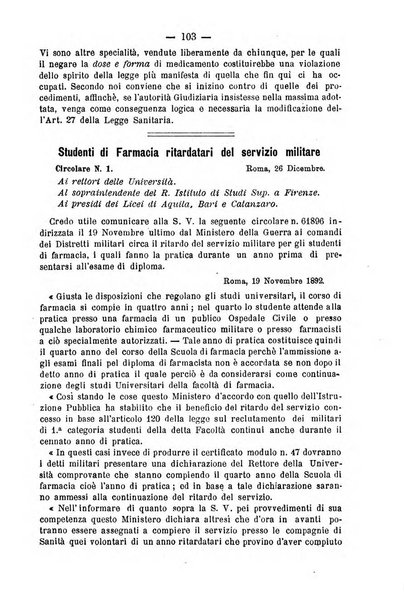 L' orosi bollettino di chimica, farmacia e scienze affini