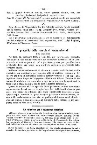 L' orosi bollettino di chimica, farmacia e scienze affini