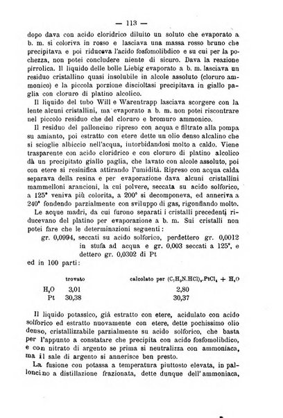 L' orosi bollettino di chimica, farmacia e scienze affini