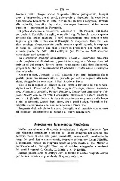 L' orosi bollettino di chimica, farmacia e scienze affini