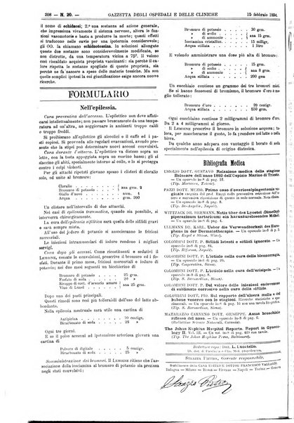 Gazzetta degli ospedali e delle cliniche